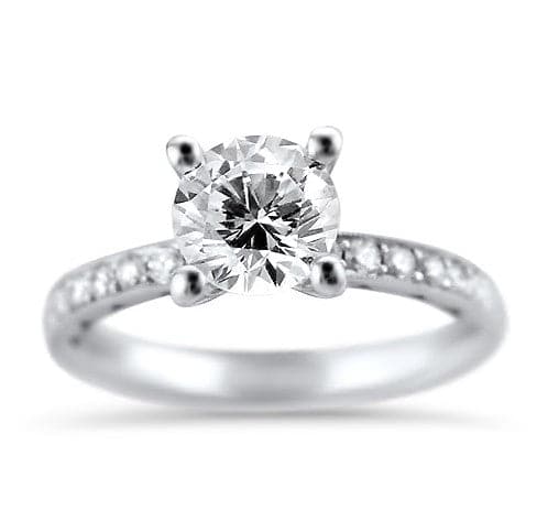 Tacori Engagement Engagement Ring Copy of Petite Crescent Solitaire Engagement Setting 7mm / 6.5