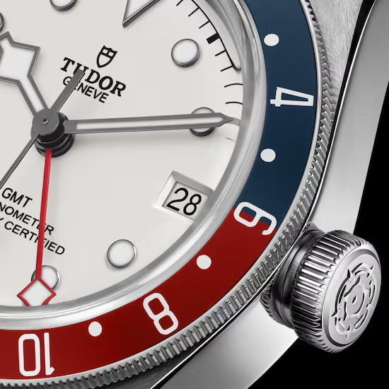 TUDOR Watch TUDOR Black Bay GMT 41mm Steel Case, Brown Leather Strap (M79830RB-0012)