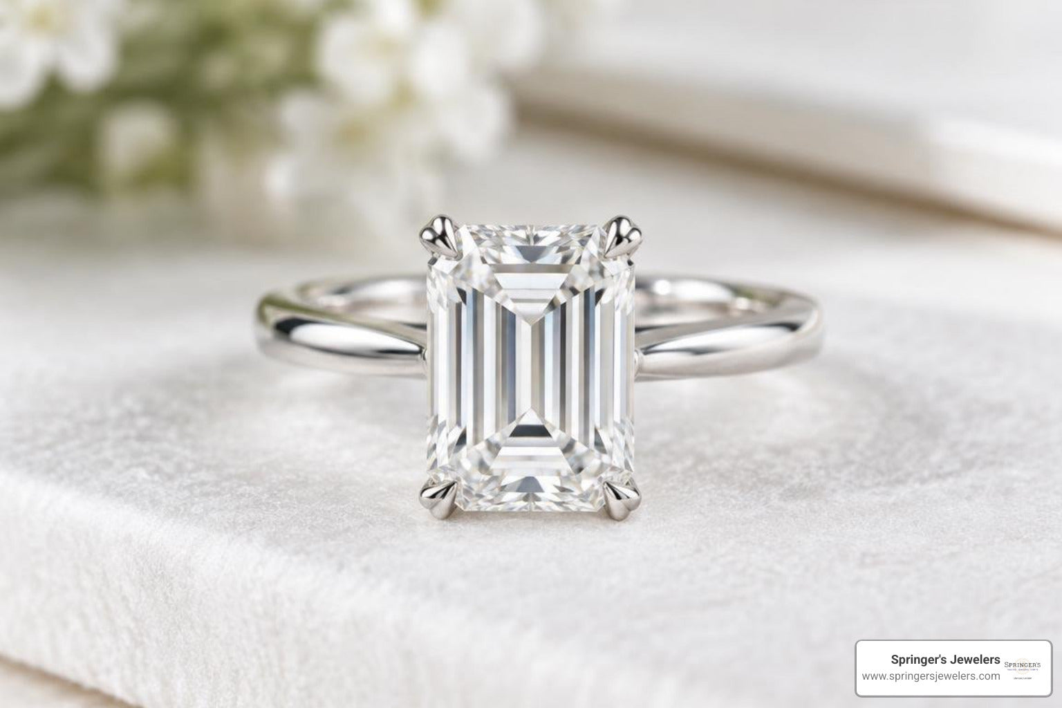 Step Into Timeless Glamour with Emerald Cut Engagement Rings