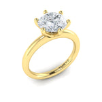 Springer's Forever Engagement Ring Springer's Forever by Vlora 14K Yellow Gold Elevated Brilliance Solitaire Engagement Ring Setting, Size 6.5