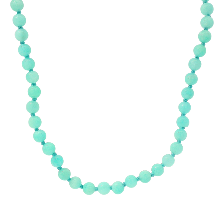 1870 Collection Necklaces and Pendants 1870 Collection Amazonite Beaded Open Ended Necklace, 18"