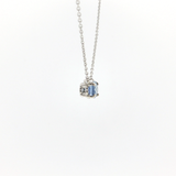 1870 Collection Necklaces Estate 1870 Collection 14K White Gold Sapphire Necklace