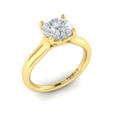 Springer's Forever Engagement Ring Springer's Forever by Vlora 14K Yellow Gold Classic Cathedral Solitaire Engagement Ring Setting