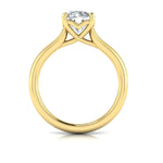 Springer's Forever Engagement Ring Springer's Forever by Vlora 14K Yellow Gold Classic Cathedral Solitaire Engagement Ring Setting