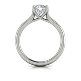 Springer's Forever Engagement Ring Springer's Forever by Vlora Platinum Elegant Classic Solitaire Engagement Ring Setting, for 6.5mm Round
