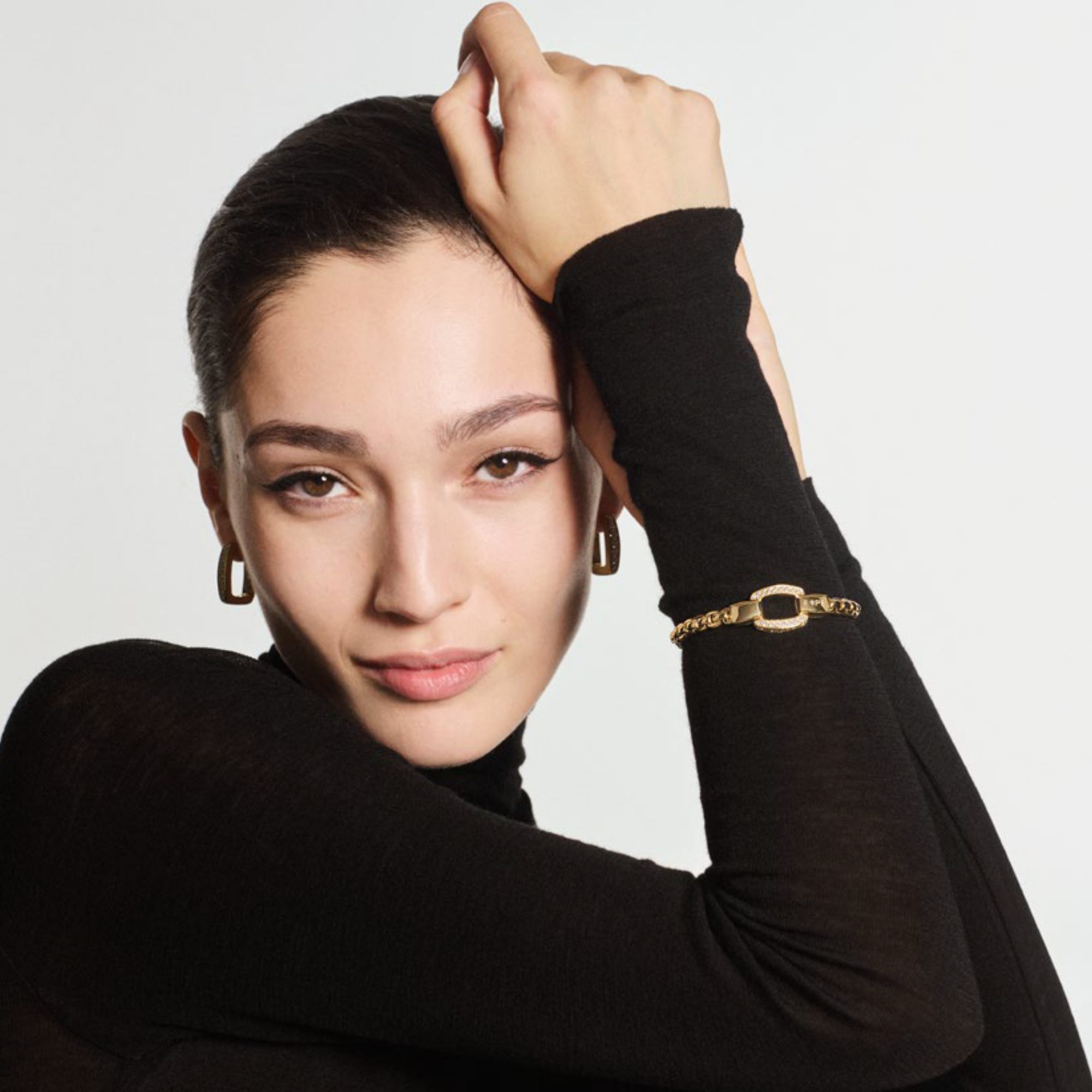 FOPE 18k Yellow and White Gold Eka Collection Flex'It Bracelet FOPE 18k Yellow and White Gold Eka Collection Flex'It Bracelet
