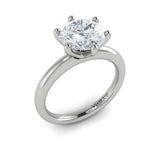Springer's Forever Engagement Ring Springer's Forever by Vlora 14K White Gold Elevated Brilliance Solitaire Engagement Ring Setting, Size 6.75
