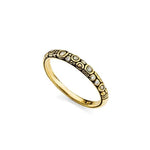 Alex Sepkus Wedding Band Alex Sepkus 18k Yellow Gold Circles Diamond Band 7.25