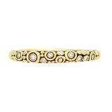 Alex Sepkus Wedding Band Alex Sepkus 18k Yellow Gold Circles Diamond Band 7.25