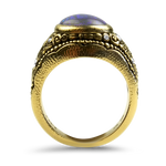 Alex Sepkus Ring Alex Sepkus 18k Yellow Gold Crystal Opal and Diamond Ring 6