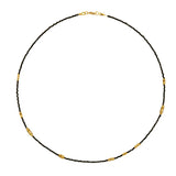 Alex Sepkus Necklace Alex Sepkus Fable Animals 18k Yellow Gold Black Spinel Necklace