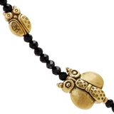 Alex Sepkus Necklace Alex Sepkus Fable Animals 18k Yellow Gold Black Spinel Necklace