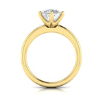 Springer's Forever Engagement Ring Springer's Forever by Vlora 14K Yellow Gold Elevated Brilliance Solitaire Engagement Ring Setting, Size 6.5