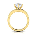 Springer's Forever Engagement Ring Springer's Forever by Vlora 14K Yellow Gold Elevated Brilliance Solitaire Engagement Ring Setting, Size 6.5