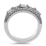 Christopher Designs Bridal Wedding Band Christopher Designs 14K White Gold L'Amour Crisscut Diamond Ring 6.75