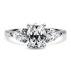 Christopher Designs Bridal Engagement Ring Christopher Designs L'Amour Crisscut Oval .94ct Engagement Ring 6.5