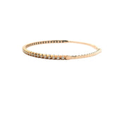 Christopher Designs Bracelet Christopher Designs 14K Rose Gold Flex Diamond Bangle Bracelet