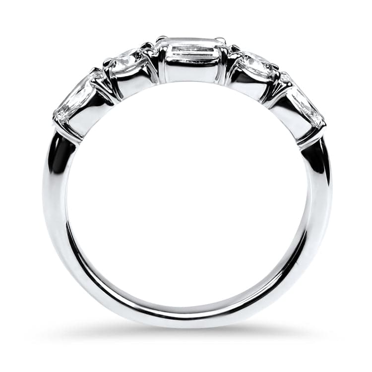 Christopher Designs Ring Christopher Designs 14K White Gold L'Amour Crisscut Diamond Anniversary Band 6.25