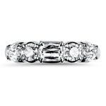 Christopher Designs Ring Christopher Designs 14K White Gold L'Amour Crisscut Diamond Anniversary Band 6.5