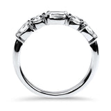 Christopher Designs Ring Christopher Designs 14K White Gold L'Amour Crisscut Diamond Anniversary Band 6.5