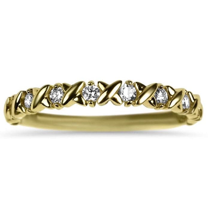Christopher Designs Ring Christopher Designs 14k Yellow Gold Round Diamond Band 6.25