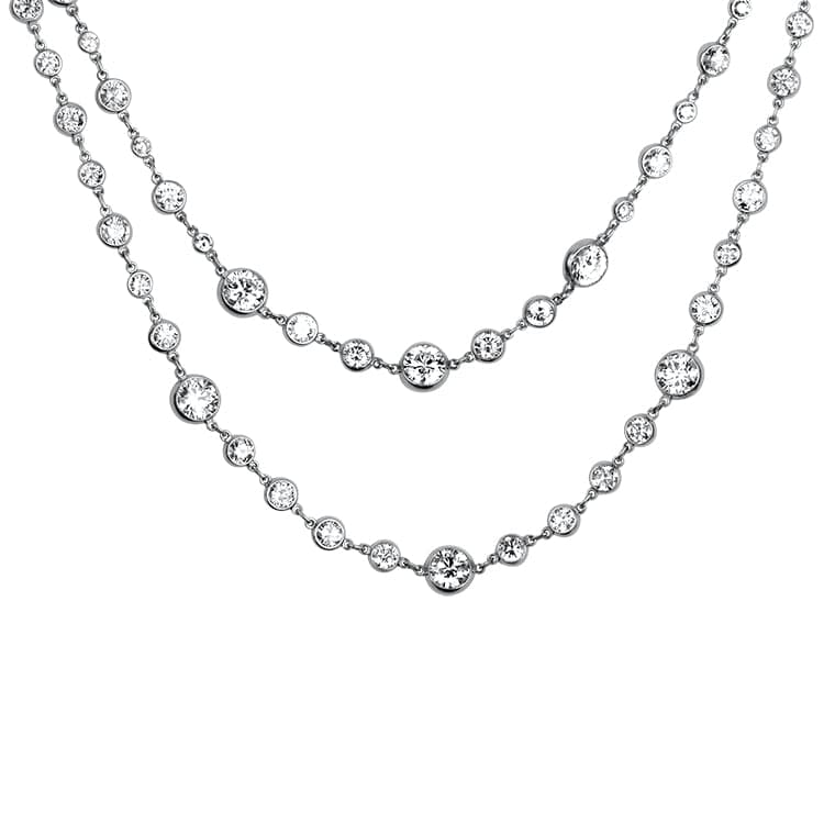 Christopher Designs Necklaces and Pendants Christopher Designs Platinum Diamond Strand Necklace