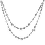 Christopher Designs Necklaces and Pendants Christopher Designs Platinum Diamond Strand Necklace