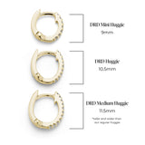 Dana Rebecca Designs Earrings Dana Rebecca Designs DRD Medium Diamond Huggies - Yellow Gold