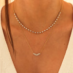 Dana Rebecca Designs Necklaces and Pendants Dana Rebecca Designs Sophia Ryan 14k White Gold Marquise Diamond Curved Necklace