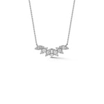 Dana Rebecca Designs Necklaces and Pendants Dana Rebecca Designs Sophia Ryan 14k White Gold Marquise Diamond Curved Necklace