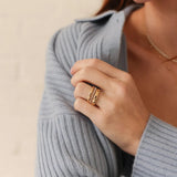 Dana Rebecca Designs Ring Dana Rebecca Designs Sophia Ryan Marquise Tilt Ring Yellow Gold 6.5