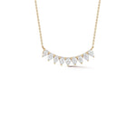 Dana Rebecca Designs Necklaces and Pendants Dana Rebecca Designs Taylor Elaine 14k Yellow Gold Pear Long Bar Diamond Necklace