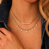 Dana Rebecca Designs Necklaces and Pendants Dana Rebecca Nana Bernice 14K Yellow Gold Diamond Station Necklace