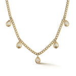 Dana Rebecca Designs Necklaces and Pendants Dana Rebecca Nana Bernice 14K Yellow Gold Diamond Station Necklace
