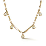 Dana Rebecca Designs Necklaces and Pendants Dana Rebecca Nana Bernice 14K Yellow Gold Diamond Station Necklace