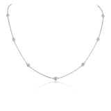David Weisz Necklaces and Pendants David Weisz 18k White Gold Diamond By The Yard Necklace - 1.57ctw