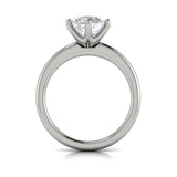 Springer's Forever Engagement Ring Springer's Forever by Vlora 14K White Gold Elevated Brilliance Solitaire Engagement Ring Setting, Size 6.75