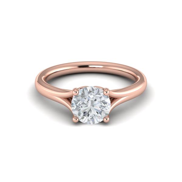 Springer's Forever Engagement Ring Springer's Forever by Vlora 18K Yellow Gold Classic Solitaire Engagement Ring Setting