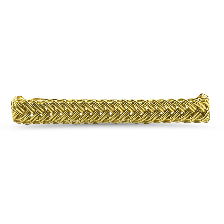Estate AGA Correa Earring Estate 18K Yellow Gold A.G.A. Correa "Houdini" Barrette Earrings