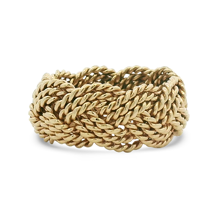 Estate AGA Correa Ring Estate A.G.A. Correa 14k Yellow Gold Turk's Head Ring