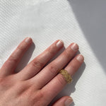 Estate AGA Correa Ring Estate A.G.A. Correa 14k Yellow Gold Turk's Head Ring