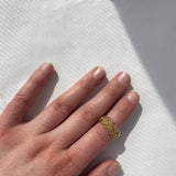 Estate AGA Correa Ring Estate A.G.A. Correa 14k Yellow Gold Turk's Head Ring