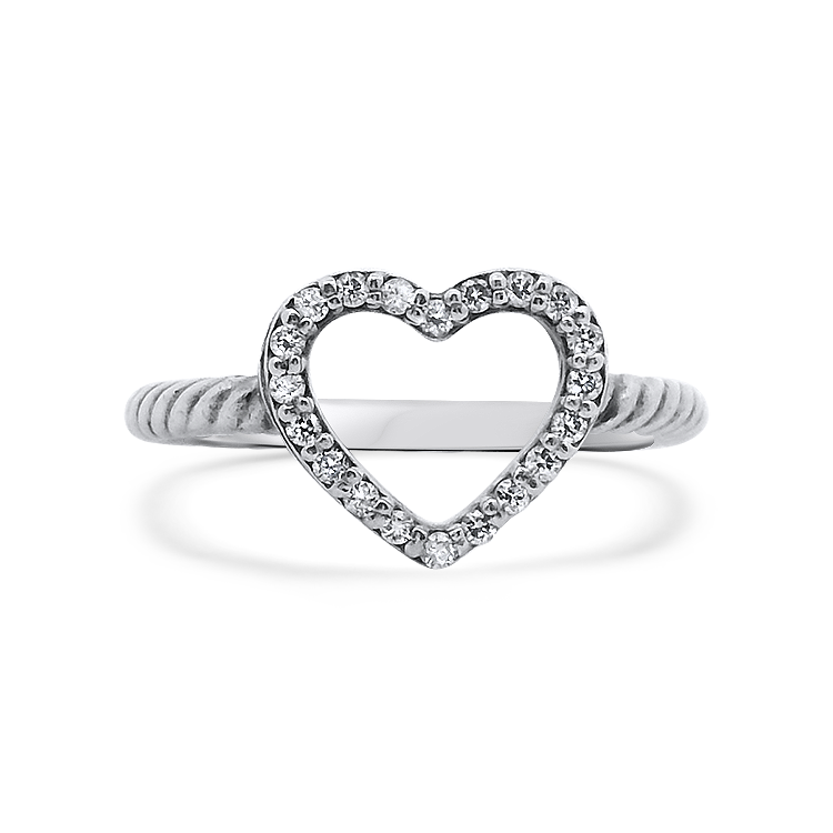 Estate David Yurman Ring David Yurman Estate Open Heart Ring