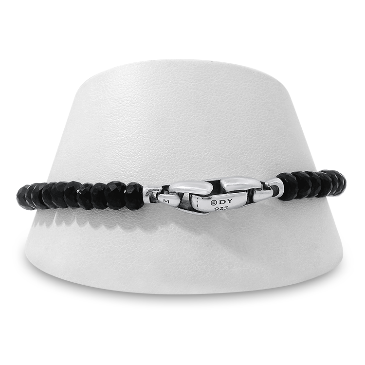 Estate David Yurman Bracelet Estate David Yurman Sterling Silver Black Spinel Beaded Bracelet
