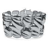 Estate David Yurman Bracelet Estate Sterling Silver Wide Wavy Bracelet