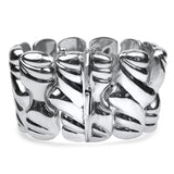 Estate David Yurman Bracelet Estate Sterling Silver Wide Wavy Bracelet