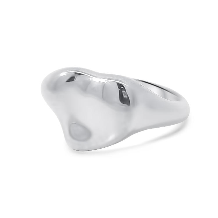 Estate Tiffany & Co. Ring Estate Sterling Silver Tiffany & Co. Elsa Peretti Heart Ring