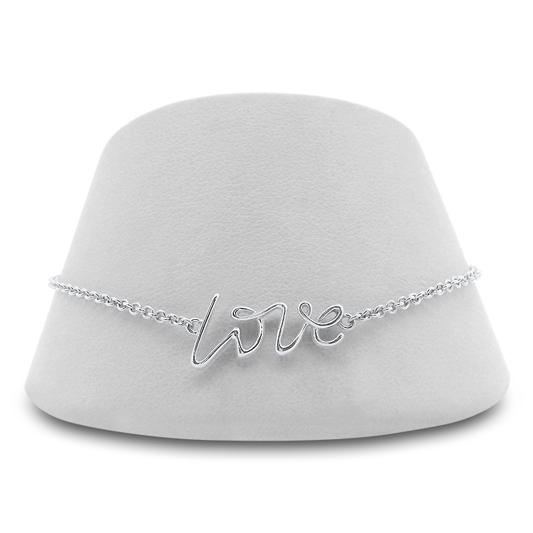 Estate Tiffany & Co. Bracelet Estate Tiffany & Co. Paloma Picasso Sterling Silver Graffiti “Love” Bracelet