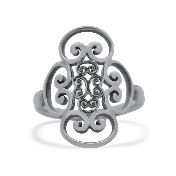 Estate Tiffany & Co. Ring Estate Tiffany & Co. Paloma Picasso Sterling Silver Scroll Ring