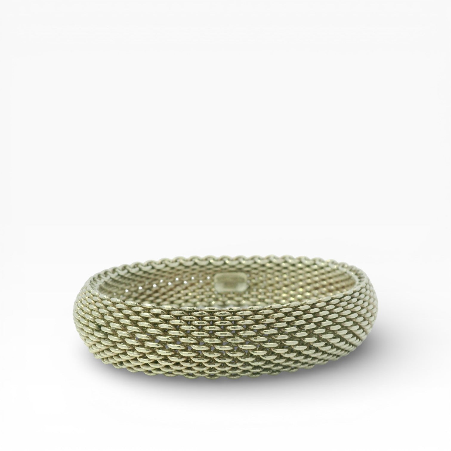 Estate Tiffany & Co. Bracelet Estate Tiffany & Co. Sterling Silver Mesh Bangle Bracelet